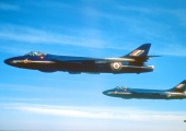 A pair of Blue Diamonds Hawker Hunter F6 aircraft, 1962