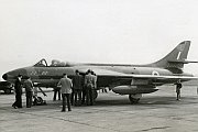 Hunter F6 XE532 on show at an RAF Battle of Britain "At Home" day on 19th September 1959