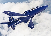 Blue Hawk being put through its paces prior to the 1994 air display season