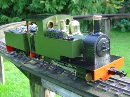 Coal fired converted Accucraft Ragleth