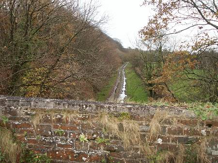 Trackbed north of Ashwater station