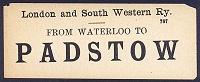 Padstow Luggage Label
