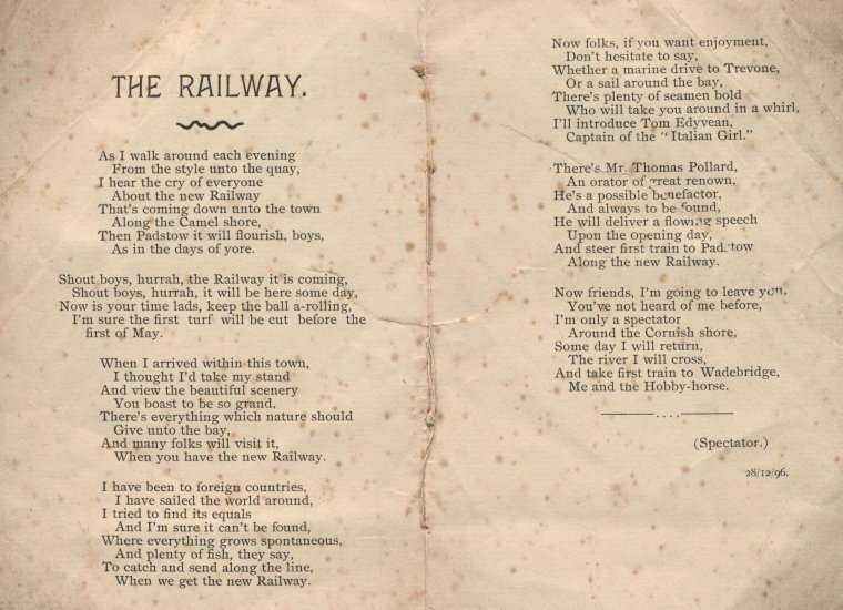 Railway Poem