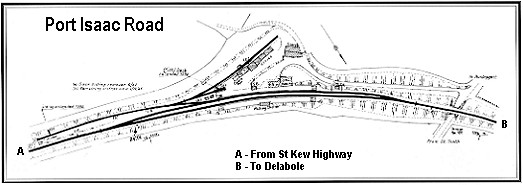 Port Isaac Road diagram