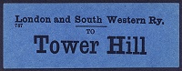 Tower Hill Luggage Label